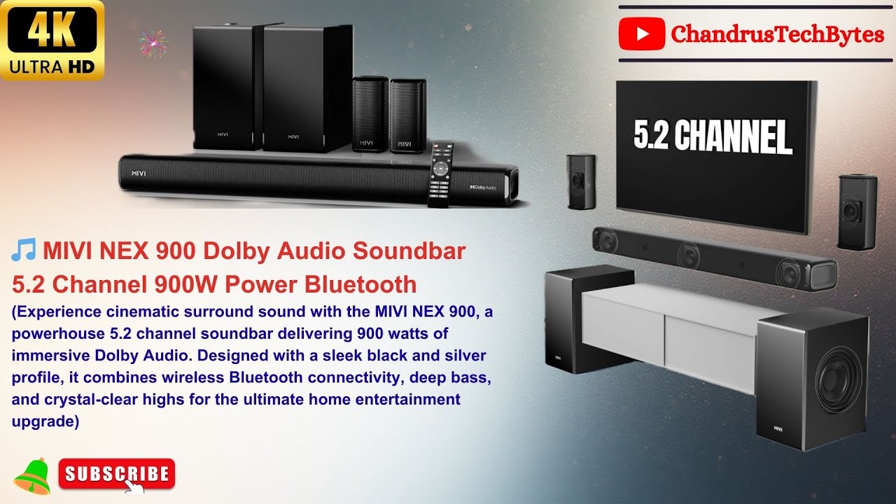 Mivi Nex 900 Sound Test 🎧 Dual Subwoofers Shake the Room - 🎬 Part -2 