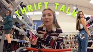 THRIFT TALK | am i really thrifting for celebrities? Losing weight. Ditching Fall trends...