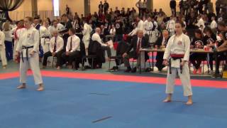 European Championship JKA 2017 Marie Prajzlerova (CZE) vs Rachel O´Halloran (ENG)