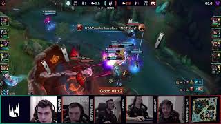 Hylissang: "I guess they didnt have internet issues today" |G2 vs FNC mic check