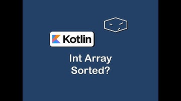 int array sorted in kotlin