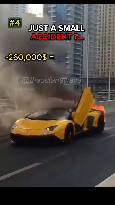 Most EXPENSIVE Car Accidents💸