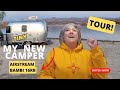 Tour my tiny airstream bambi 16rb towed by a jeep perfect for my solo rv life