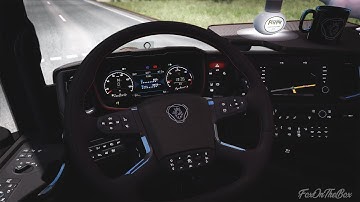 ETS2 1.39 Scania S Dashboard Computer & Animated Steering Wheel | Euro Truck Simulator 2 Mod