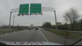 Tractor-trailer accident shuts down I-459 near McCalla