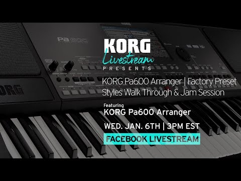 KORG Pa600 Arranger | Factory Preset Styles Walk Through and Jam Session