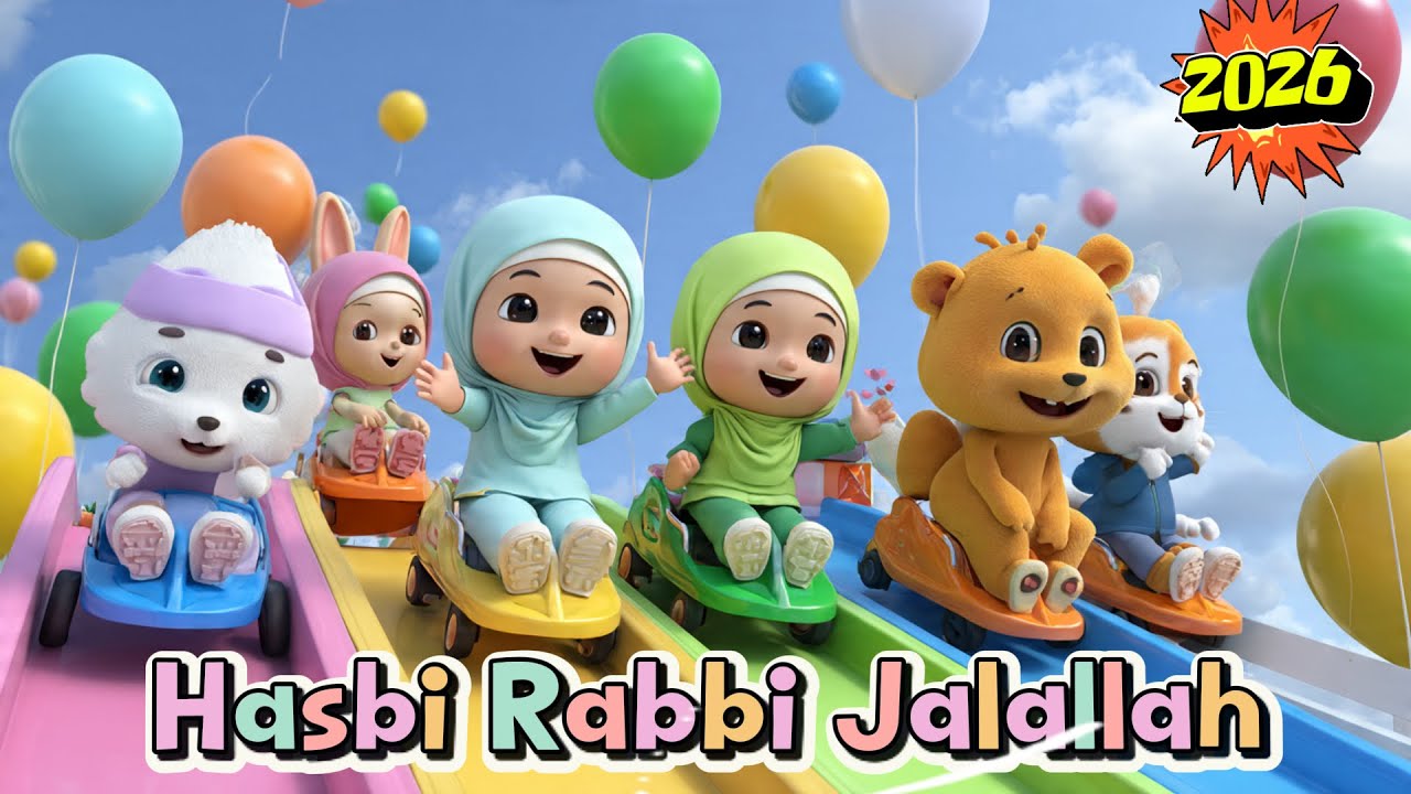Hasbi Rabbi Jallallah - Lagu Anak Islami 2026 Animasi 3D anak terbaru ceria