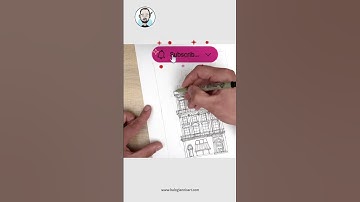 Travel Sketch: Traditional Building in Paris Part 1: Ink Work – Speed Art Tutorial