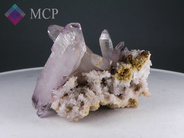 GFS0059 AMETHYST, SPHALERITE - CHINA