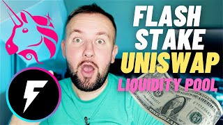 How To Provide Liquidity For FlashStake On UniSwap - GREAT APY