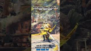 Kulve Alpha Armor & Weapon Set - Mhw Iceborne