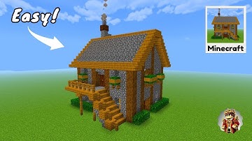 Minecraft: How to Build a Ultimate Oak Wooden House Tutorial [Easy Build ⚒️]