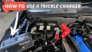 How to Trickle Charge Your Car Battery | Storing a Car