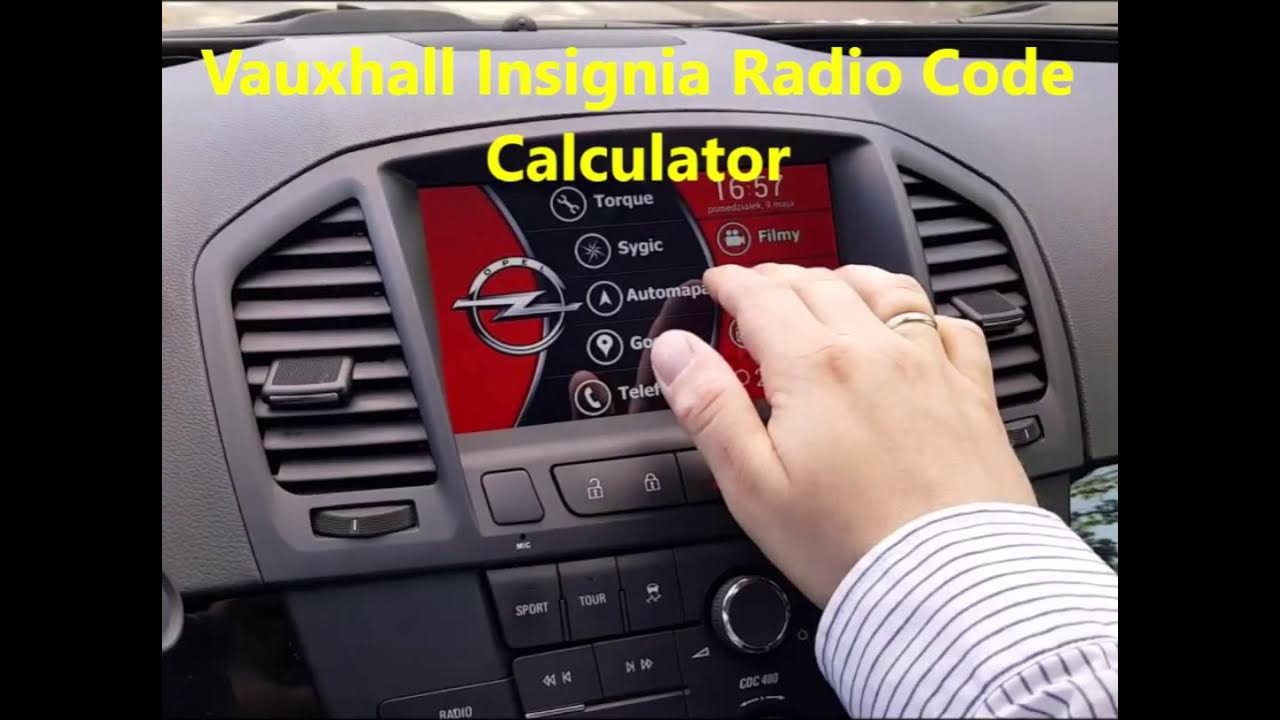 Vauxhall Insignia Radio Code Calculator Tool Full Guide How To Get It