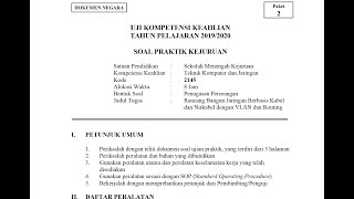 Pada pembahasan soal ukk tkj paket 2 tahun pelajaran 2019/2020 ini,
saya menggunakan buah routerboard, masing-masing rb951 dan rb750.
untuk konfigura...