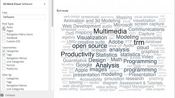 D3 Word Cloud Plugin for WordPress