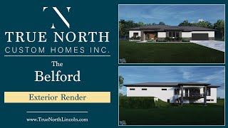 The Belford Exterior - True North Custom Home INC