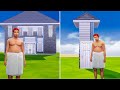 the sims 4, but their house shrinks every hour