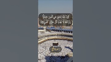 سورة الحج الآية ٣٧ الى ٣٩ بصوت الشيخ محمد صديق المنشاوي