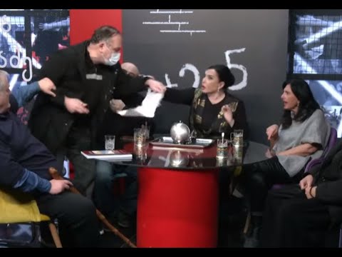 გაწევ-გამოწევა პირდაპირ ეთერში - სოსო რობაქიძე და ირინა ცააძე