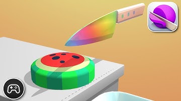 ASMR Slicing - Gameplay Walkthrough Part 3 - Basic Game Level 83-90 (iOS, Android)