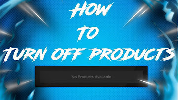 How to turn off products on mobile(imvu)