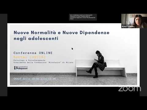 Conferenza Lancini Nuove Normalità e Nuove Dipendenze negli adolescenti