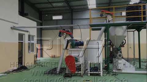 1-2T/H Animal Feed Pellet Production Line Test Video in Cape Verde