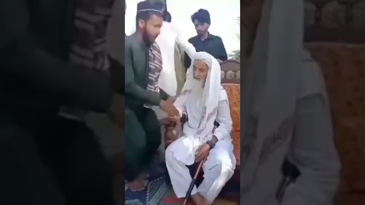 *جس کا ڈر تھا وہی ہوا*  *سوشل میڈیا پر واٸرل ہونے والے بابا جی ہاکستان آنے کے بعد پیر بن گیا۔