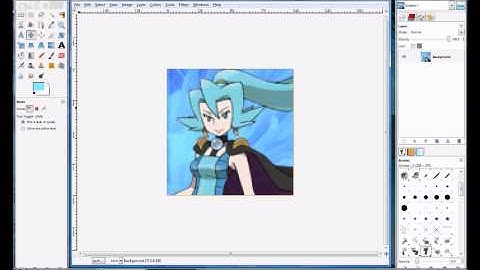 How to make an avatar using GIMP
