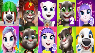 10 Awesome Gameplay Talking Tom Vs Talking Tom2 Vs Talking Angela Vs Talking Angela2 Vs Talking Hank