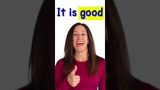 Learn to Talk Sight Words | It Is Good | Learn to Read with Miss Patty shorts short