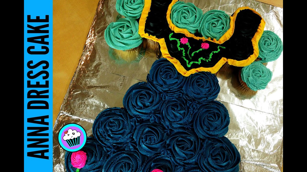 how to make a princess cupcake dress How to Make a Princess Cupcake Cake