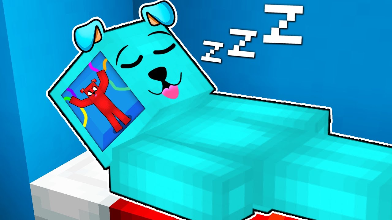 KONTROLUJE LUCZKA GDY ŚPI w Minecraft!