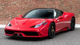 In-depth walkaround of this 2015 ferrari 458 speciale with highlighted
features, interior & exterior shots! click here for an description and
view o...