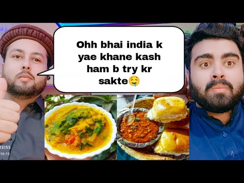 Indian street food compilation | Pakistani real reaction