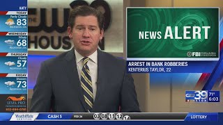 FBI arrests 4-time bank robber out of north Houston | CW39 HOUSTON