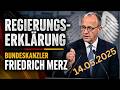 Regierungserklärung von Bundeskanzler Friedrich Merz - 14.05.2025