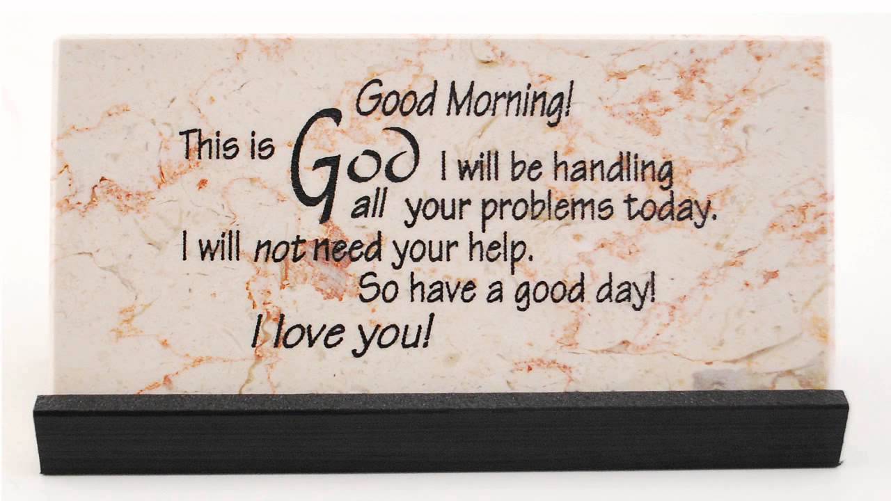 Good Morning From God Prayer Jerusalem Stone Youtube