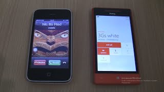 Incoming call & Outgoing call at the Same Time htc+iPhone 3Gs White