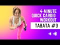 4-Minute Workout: Cardio Burn Tabata #3 of 4