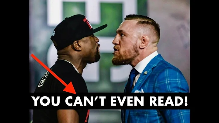 Conor McGregor Tells Floyd Mayweather He Can't Read