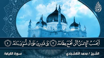 مقطع تلاوة ما تيسر من سورة القيامة بصوت الشيخ سيد النقشبندي / بنغم شوق افزا