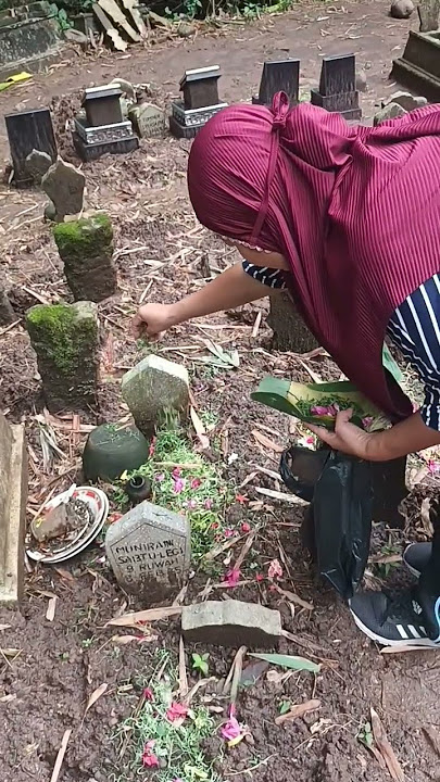Ziaroh makamnya bapak beserta leluhur yg telah wafat #nyekar #makam #shorts