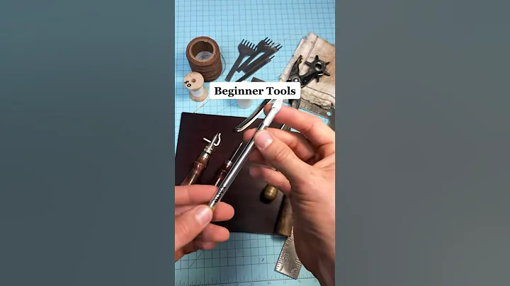 Beginner Leather Tools Made Simple #leathercraft #diy #howto #tools