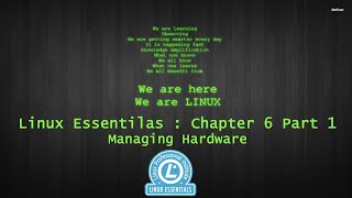 Linux Essentials Chapter6 Part1