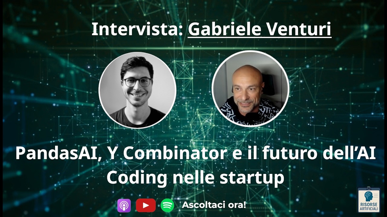 Intervista a Gabriele Venturi: PandasAI, Y Combinator e il futuro dell’AI Coding nelle startup