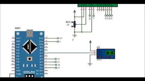 DHT11 Arduino Nano Proteus Simulation