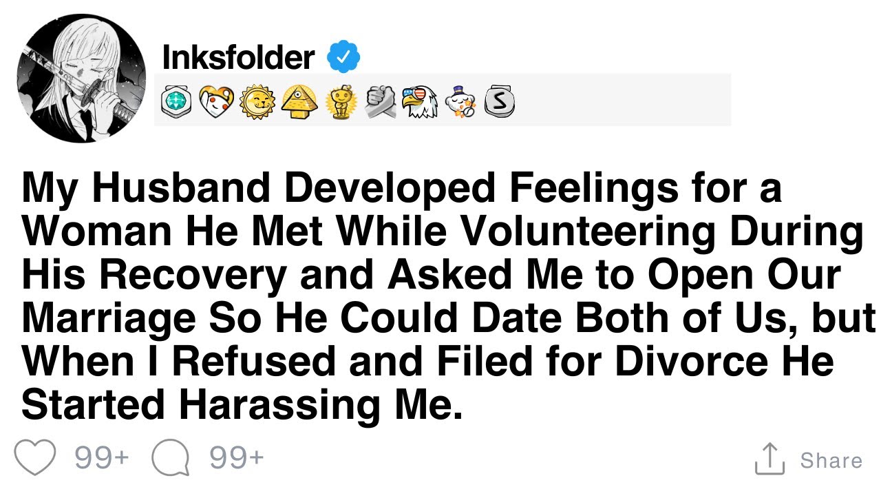 My Husband Developed Feelings for a Woman He Met While Volunteering During His Recovery and Asked...