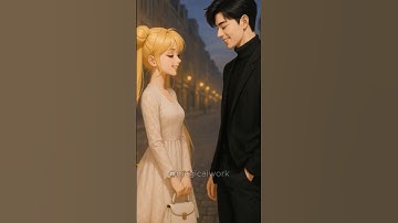When Usagi and Mamoru Have a Secret Date #sailormoon #tuxedomask #ai #shorts  #transformation